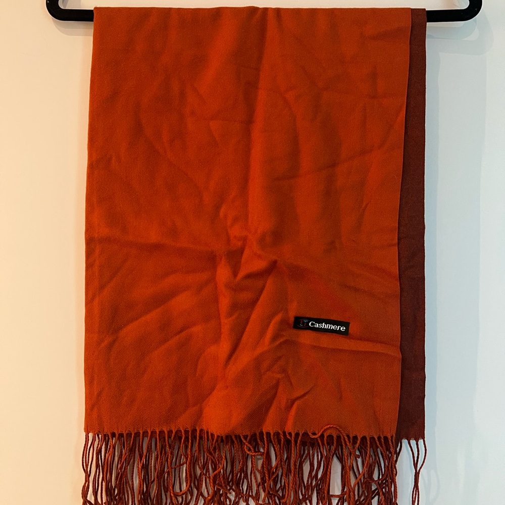 Cashemere Orange Scarf